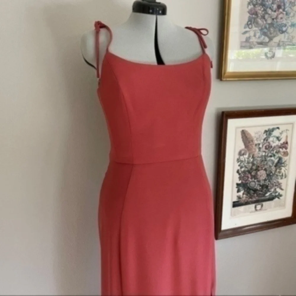 Amsale Cayenne Spaghetti Strap Dress​​​​​